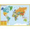 Deltas Wereldkaart - Educatieve Onderlegger Sale