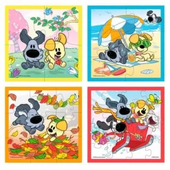 De Grote Speelgoedwinkel Woezel & Pip 4 In 1 Puzzel Clearance