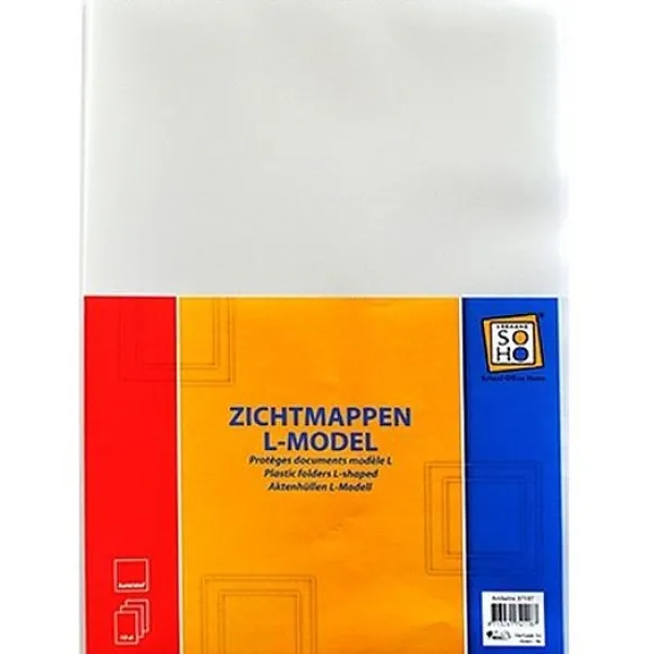 Soho Zichtmap L-Model A4 10 Stuks Hot