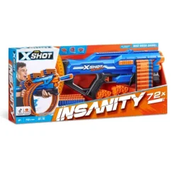 Zuru x-shot insanity mad mega barrel blaster 72 darts Fashion